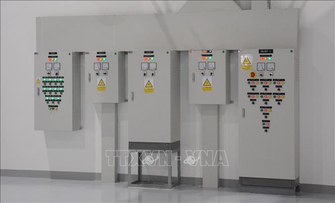 The equipment at the aerospace factory of the KP Aerospace Vietnam company. VNA Photo: Văn Dũng