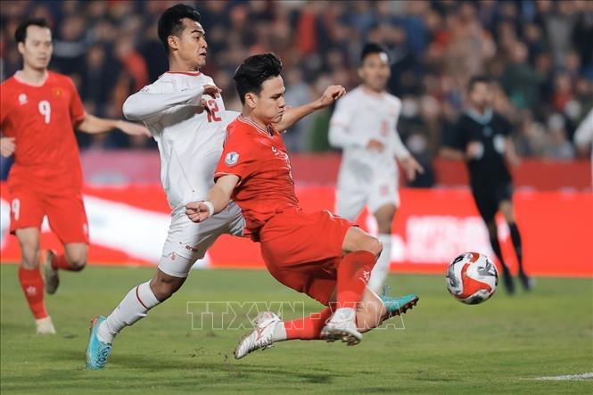 Pha áp sát của Tấn Tài. Ảnh: Minh Quyết - TTXVN