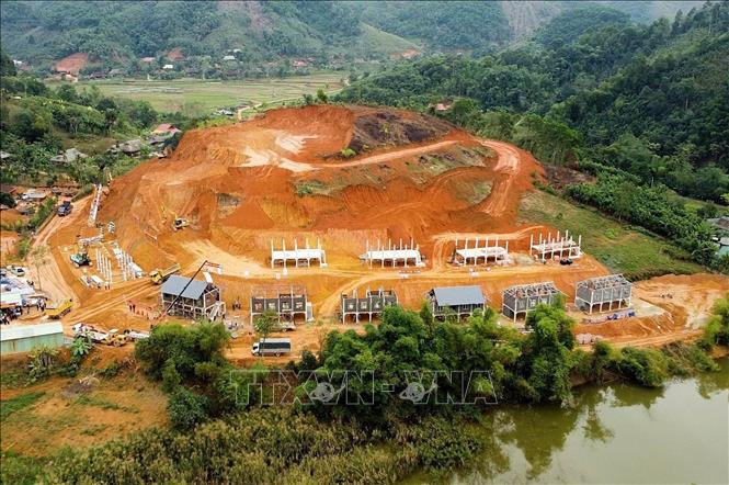Yên Bái đẩy nhanh tiến độ xây dựng khu tái định cư Át Thượng - Ảnh