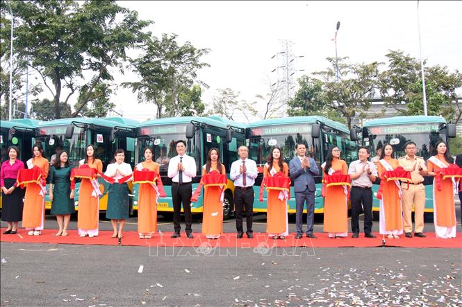 A view of the launching ceremony. VNA Photo: Tiến Lực 