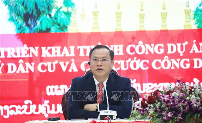 Vietnamese Deputy Minister of Public Security, Lieutenant General Nguyen Van Long speaks at the conference. VNA Photo: Xuân Tú 