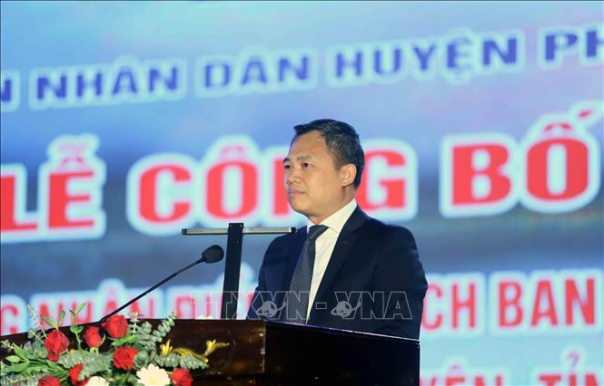 Chủ tịch UBND tỉnh Sơn La Nguyễn Đình Việt phát biểu. Ảnh: Quang Quyết -TTXVN