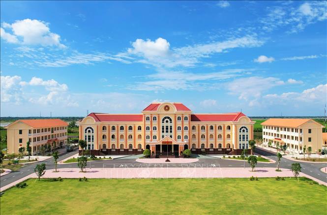 Quang cảnh Trụ sở mới Bộ Chỉ huy Quân sự tỉnh Bạc Liêu. Ảnh: Văn Đông (Bộ CHQS tỉnh Bạc Liêu)-TTXVN phát.