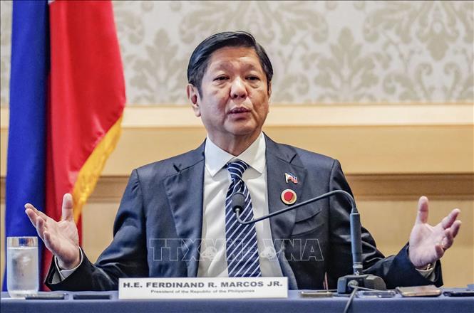 (Tư liệu) Tổng thống Philippines Ferdinand Romualdez Marcos Jr. Ảnh: Kyodo/TTXVN