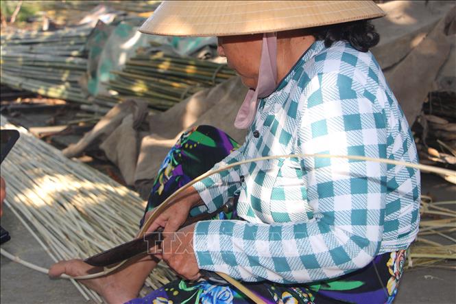 Sau khi trừ chi phí cho thu nhập từ 100.000-150.000 đồng/người/ngày. Ảnh: Chanh Đa-TTXVN 
