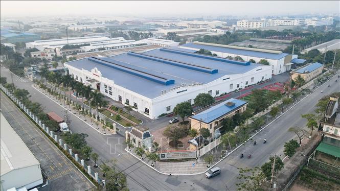 Một góc của Khu công nghiệp Phúc Khánh (TP Thái Bình). Ảnh: Vũ Quang – TTXVN