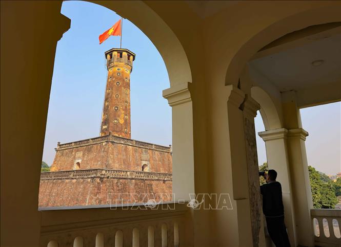 The Hanoi Flag Tower is handed over to the Thang Long–Hanoi Heritage Conservation Centre for management as from December 25, 2024. VNA Photo: Thanh Tùng