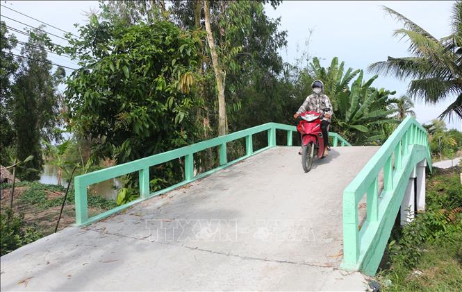 Chính quyền địa phương xã Mỹ Phước đã huy động 810 tỷ động xây dựng nông thôn mới. Ảnh: Tuấn Phi-TTXVN