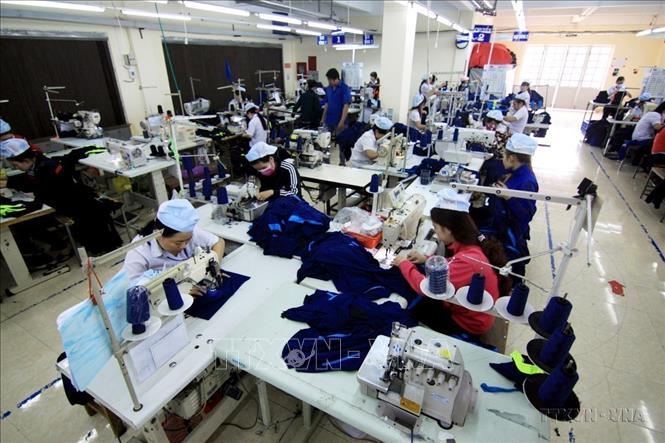 Các mặt hàng xuất khẩu chính của Việt Nam sang Ấn Độ bao gồm máy tính và hàng điện tử, điện thoại di động và phụ kiện; máy móc và thiết bị, thép và các kim loại khác, hóa chất, giày dép, hàng may mặc,... Ảnh: Vũ Sinh – TTXVN