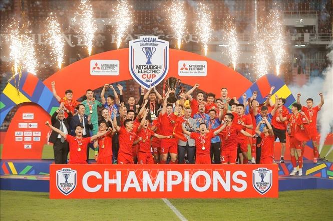 Vietnam team is the champion of the ASEAN Cup 2025. VNA Photo