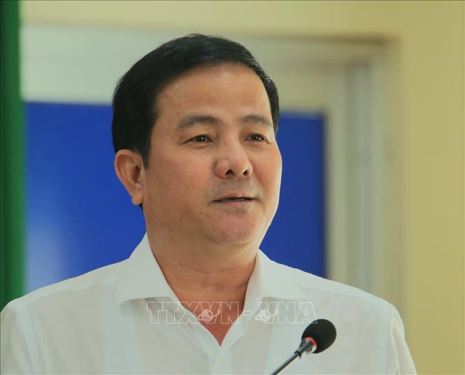 Ông Trần Văn Huyến, Phó Bí thư Thường trực Tỉnh ủy, Chủ tịch HĐND tỉnh Hậu Giang, phát biểu. Ảnh: Duy Khương - TTXVN