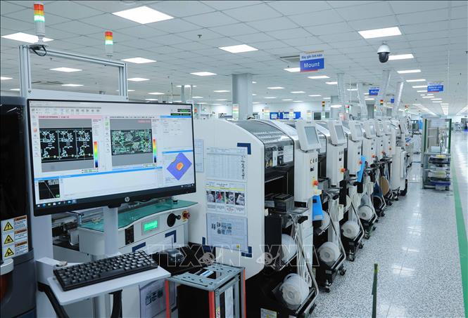 New facilities at the Korean-invested Bunjim Electronics Vietnam Co. Ltd. in the northern province of Quang Ninh. VNA Photo