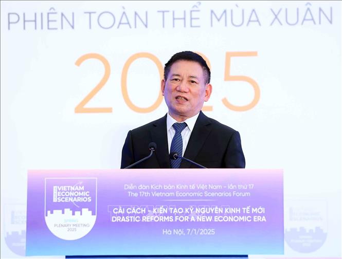Phó Thủ tướng Hồ Đức Phớc phát biểu tại hội nghị. Ảnh: An Đăng - TTXVN