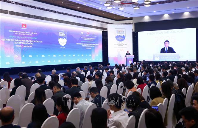 Phó Thủ tướng Hồ Đức Phớc phát biểu tại hội nghị. Ảnh: An Đăng - TTXVN