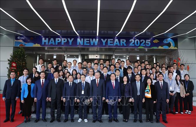 Tổng Bí thư Tô Lâm và các đại biểu. Ảnh: Thống Nhất – TTXVN