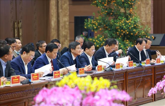 Delegates attend the meeting. VNA Photo: Dương Giang