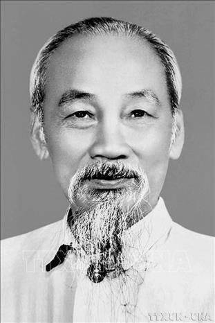 Chủ tịch Hồ Chí Minh – Người sáng lập, rèn luyện Đảng Cộng sản Việt Nam. Ảnh TTXVN

