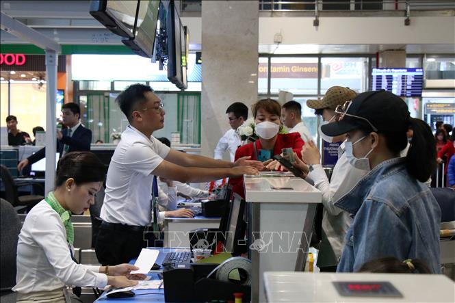 A corner of Tan Son Nhat International Airport in Ho Chi Minh City. VNA Photo: Tiến Lực
