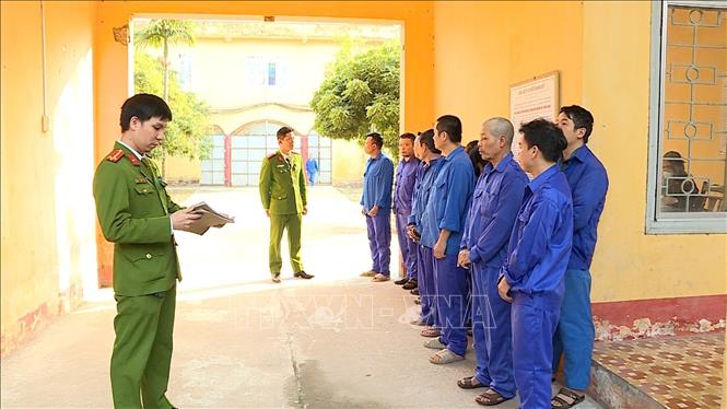 Các đối tượng trong vụ án. Ảnh TTXVN phát