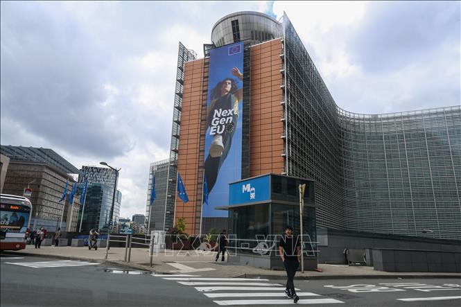 Trụ sở Ủy ban châu Âu tại Brussels, Bỉ. Ảnh: THX/TTXVN