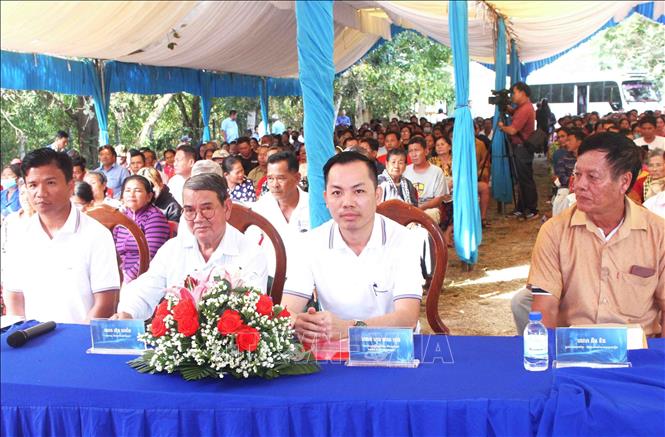 Các đại biểu tham dự chương trình. Ảnh: Hoàng Minh - PV TTXVN tại Campuchia.