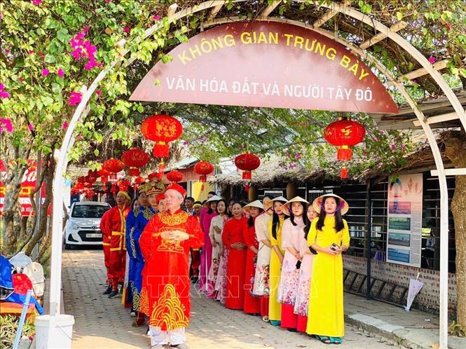 Trung tâm Bảo tồn di sản Thành Nhà Hồ sẽ tổ chức nhiều hoạt động văn hóa đặc sắc chào đón năm mới Ất Tỵ 2025. Ảnh: TTXVN phát