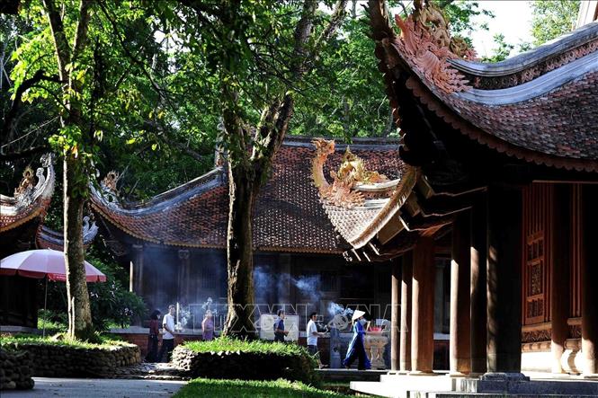 Một góc Khu di tích Quốc gia đặc biệt Lam Kinh (huyện Thọ Xuân). Ảnh: TTXVN phát