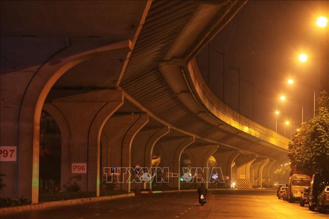 Đường Trường Chinh không còn cảnh tắc đường vốn có. Ảnh: Tuấn Anh  - TTXVN 