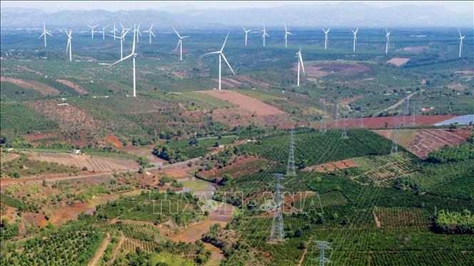 Việt Nam được đánh giá là một trong những quốc gia có tiềm năng điện gió lớn nhất khu vực Đông Nam Á. Điện gió hứa hẹn sẽ trở thành một trong những trụ cột của ngành năng lượng tái tạo tại Việt Nam, góp phần đảm bảo an ninh năng lượng và giảm thiểu biến đổi khí hậu. Ảnh: Huy Hùng - TTXVN
