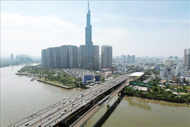 Tuyến Metro số 1 Bến Thành – Suối Tiên chính thức được đưa vào khai thác thương mại từ ngày 22/12/2024. Ảnh: Quốc Khánh - TTXVN
