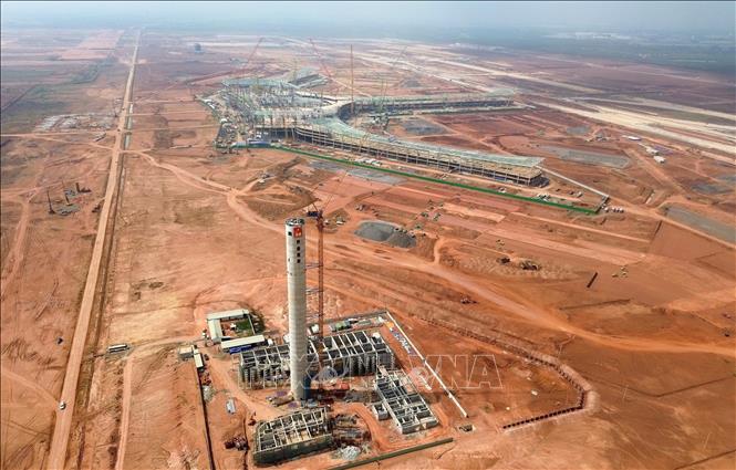  Sân bay Long Thành tại tỉnh Đồng Nai đang được khẩn trương xây dựng để hoàn thành vào cuối năm 2025. Ảnh: Quốc Khánh – TTXVN