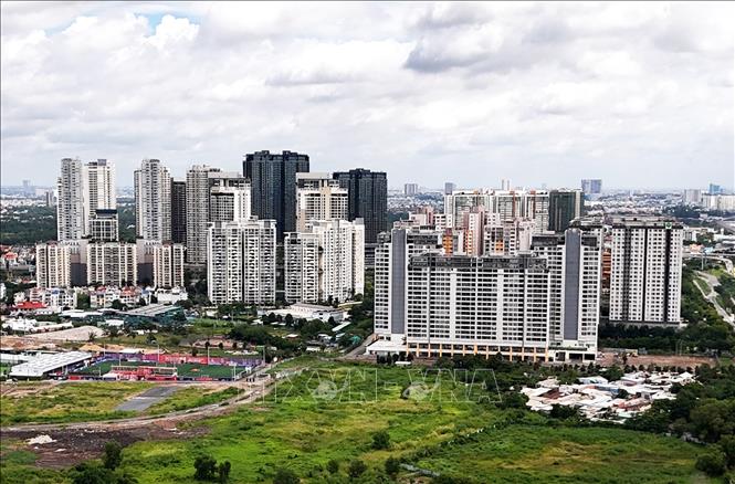  Bất động sản khu Đông Thành phố Hồ Chí Minh. Ảnh: Hồng Đạt - TTXVN
