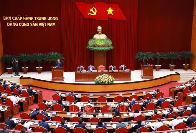  Hội nghị Ban Chấp hành Trung ương Đảng khoá XIII khai mạc sáng 25/11/2024. Ảnh: Dương Giang-TTXVN