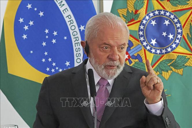 Tổng thống Brazil Luiz Inacio Lula da Silva cho rằng đề xuất của Tổng thống Mỹ Donald Trump về việc 