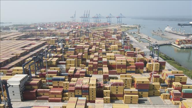 A view of the Cai Mep International Terminal. VNA Photo: Huỳnh Sơn 