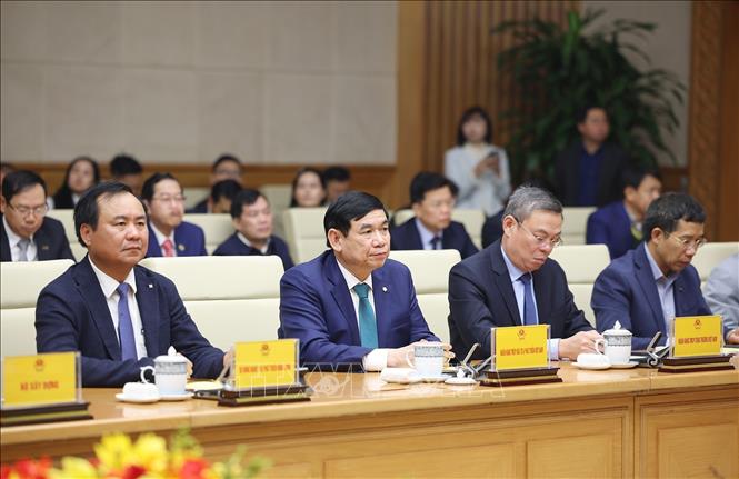 Đại diện các ngân hàng thương mại tham dự hội nghị. Ảnh: Dương Giang-TTXVN