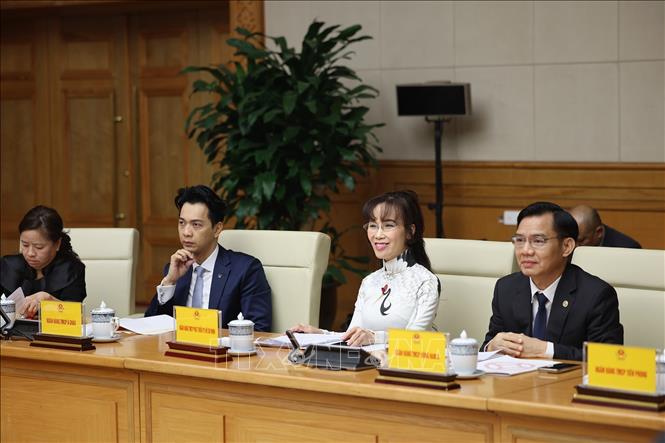 Đại diện các ngân hàng thương mại tham dự hội nghị. Ảnh: Dương Giang-TTXVN