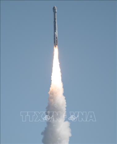 Tên lửa đẩy Atlas V mang theo tàu vũ trụ Starliner chở hai phi hành gia của Cơ quan Hàng không vũ trụ Mỹ (NASA) rời bệ phóng tại bang Florida lên Trạm vũ trụ quốc tế (ISS), ngày 5/6/2024. Ảnh: THX/TTXVN