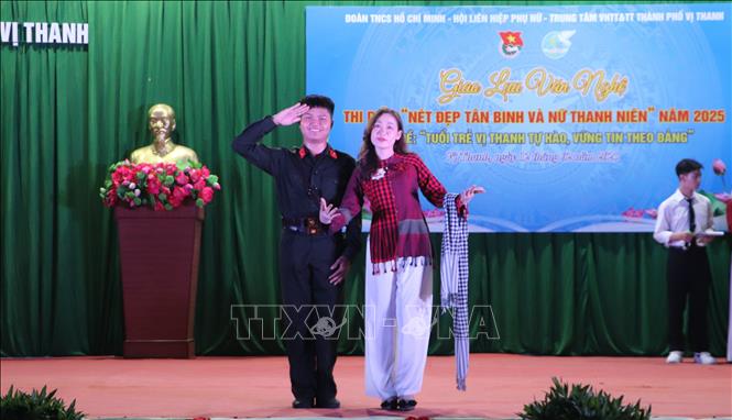 Đoàn viên, thanh niên tham gia hội thi 