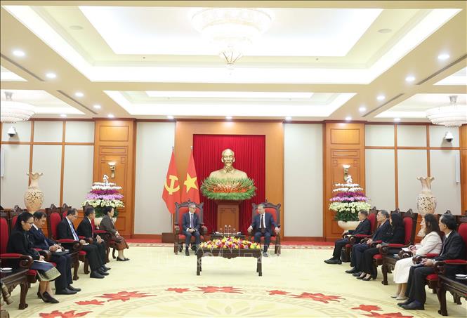 A view of the reception. VNA Photo: Thống Nhất