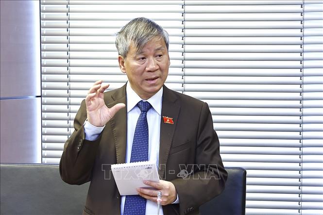 Đại biểu Quốc hội Thành phố Hà Nội Nguyễn Anh Trí phát biểu. Ảnh: Doãn Tấn - TTXVN
