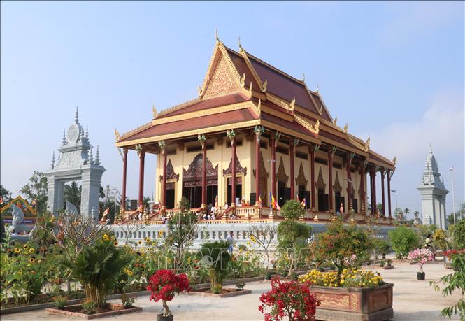 Quang cảnh Chánh điện ngày khánh thành. Ảnh: Ngọc Thiện- TTXVN