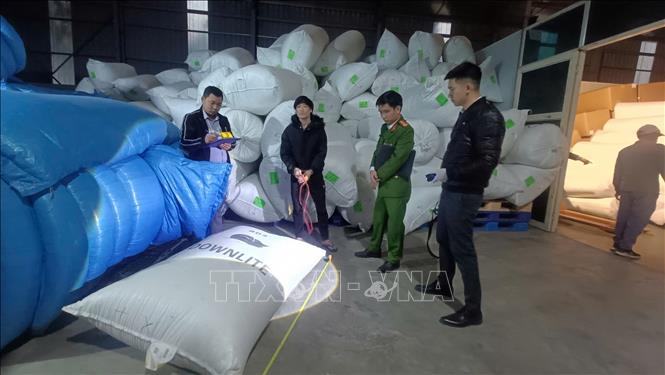Đối tượng thực nghiệm tại hiện trường. Ảnh: TTXVN phát
