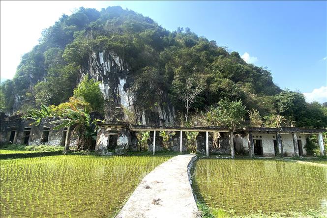 Trạm phẫu tiền phương ở Làng Pinh, xã Thanh Thủy (Vị Xuyên, Hà Giang), chứng tích của một thời khói lửa ở Mặt trận Vị Xuyên. Ảnh tư liệu