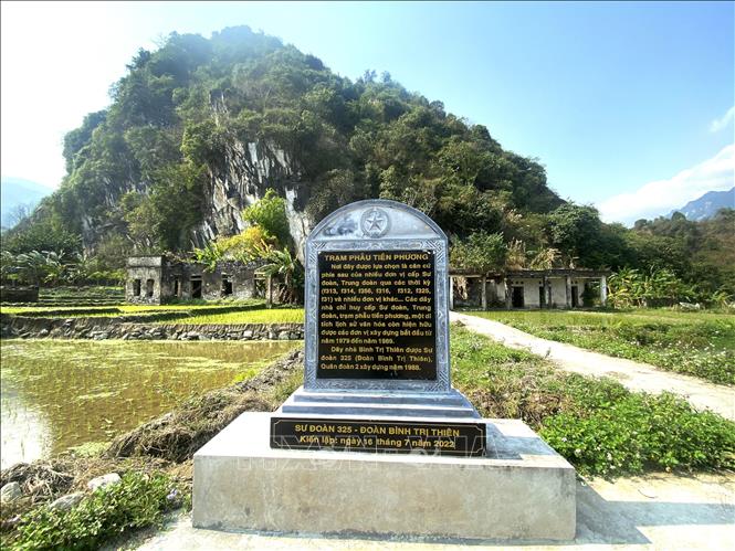 Trạm phẫu tiền phương ở Làng Pinh, xã Thanh Thủy (Vị Xuyên, Hà Giang), chứng tích của một thời khói lửa ở Mặt trận Vị Xuyên. Ảnh tư liệu