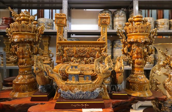 Ceramic products of Bat Trang. VNA Photo