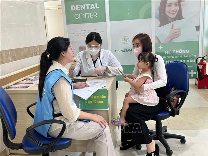 Khu vực khám nhi. Ảnh: Ánh Tuyết - TTXVN