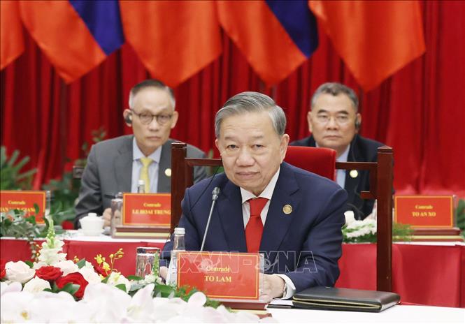 Tổng Bí thư Tô Lâm phát biểu. Ảnh: Thống Nhất – TTXVN