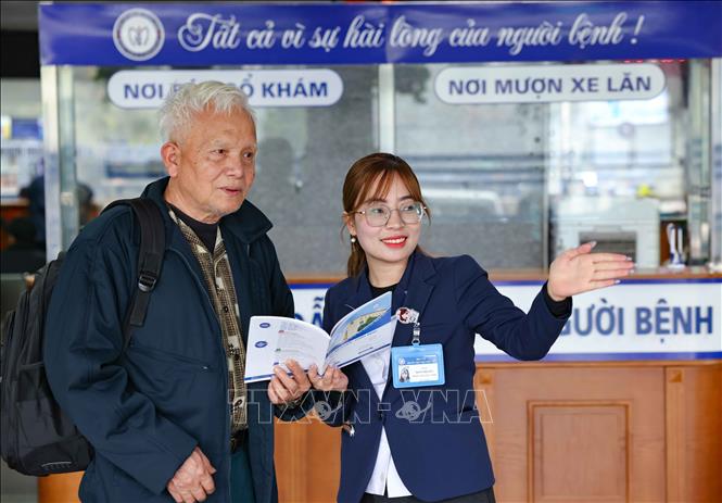 Bệnh viện Nội tiết Trung ương từng bước khẳng định vị thế, vai trò là bệnh viện chuyên khoa đầu ngành, đồng thời là cơ sở đào tạo và nghiên cứu khoa học đi đầu trong lĩnh vực Nội tiết và rối loạn chuyển hoá. Ảnh: Thanh Tùng - TTXVN