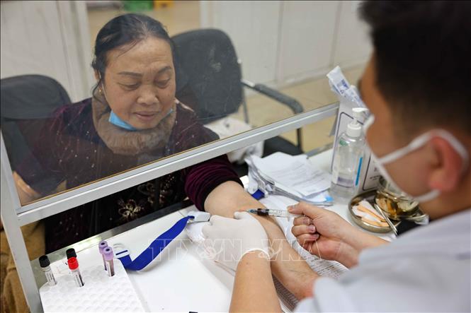 Với phương châm “Tất cả vì sự hài lòng của người bệnh”, Bệnh viện Nội tiết Trung ương luôn nỗ lực với mục tiêu trở thành bệnh viện chuyên khoa điều trị bệnh lý nội tiết và rối loạn chuyển hóa toàn diện, dẫn đầu tại Việt Nam. Ảnh: Thanh Tùng - TTXVN